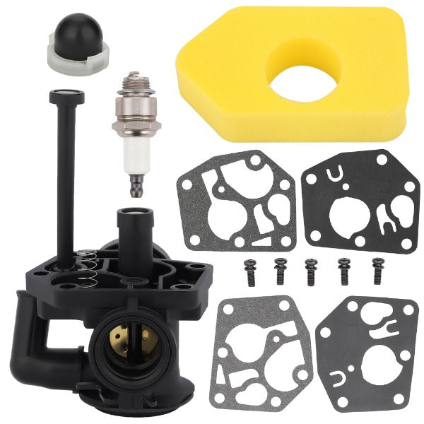 Carburetor Kit for 795477 Briggs & Stratton 10A902 9B900 900 Series 205cc 4 Cycle Engine for 499809 795469 794147 498809 497619 795475 790206