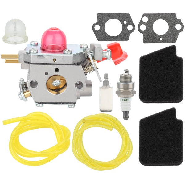 Carburetor Kit for Poulan BVM200FE Craftsman 358.794700 358.794770 358.794780 358.794774 25CC Leaf Blower Parts # 545081857 C1U-W43B - 0