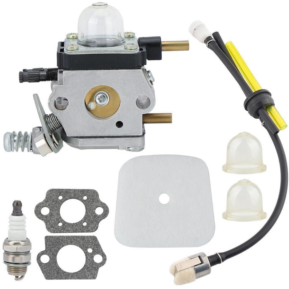 C1U-K54A 7222 Carburetor for Mantis Tiller 7225 7222E 7222M 7230 7234 7240 7920 7921 7924 7925 Cultivator # C1U-K82 Air Filter Tune Up Kit