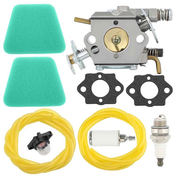 WT-891 Carburetor Kit for Poulan 1950 1975 2150 2375 2075 2450 2550 2375LE Woodshark Chainsaw Replace 545081885 530069703