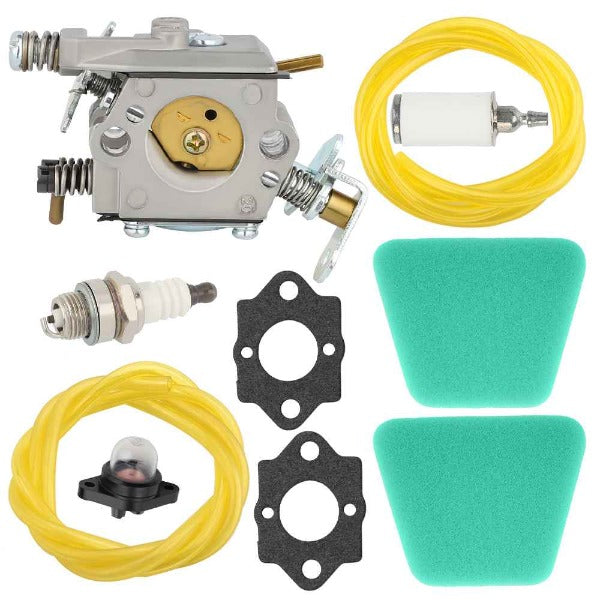 WT-891 Carburetor Kit for Poulan 1950 1975 2150 2375 2075 2450 2550 2375LE Woodshark Chainsaw Replace 545081885 530069703 - 0