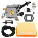 Carburetor Kit For Stihl BR430 BR350 BR450 63.3cc SR 450 430 Backpack Blower Mistblower / Sprayer # 4244-120-0606 C1Q-S220-2
