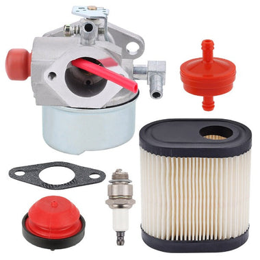 Hipa 640350 Carburetor Kit for Tecumseh LEV120 LEV105 LEV100 LV195EA LV195XA Engines Toro 22in Recycler 20016 20017 20018 Lawn Mower # 640271 640303 - 0
