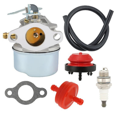 Hipa Carburetor Kit for Tecumseh HSK600 HSK635 TH098SA Snow Blower 2 Cycle Horizontal Engine Replace 640086 640088 640311 - 0