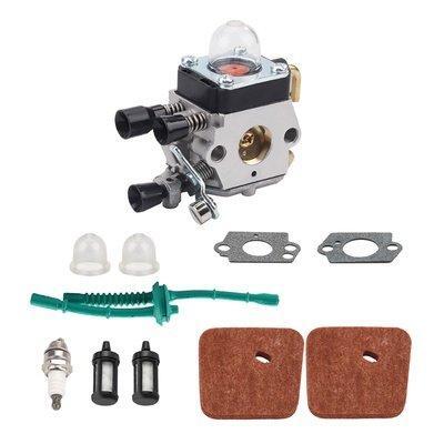 Hipa Carburetor Kit For Stihl FS76 FS74 FS80 28CC Weedeater FC72 Edger FS72 Trimmer Parts Compatible with 4137 120 0614 - 0
