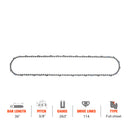 Hipa Full Skip Chain 3/8" .063" 114 DL 36 Inch For Stihl MS441 MS461 MS460 MS360 046 036 Chainsaw-1