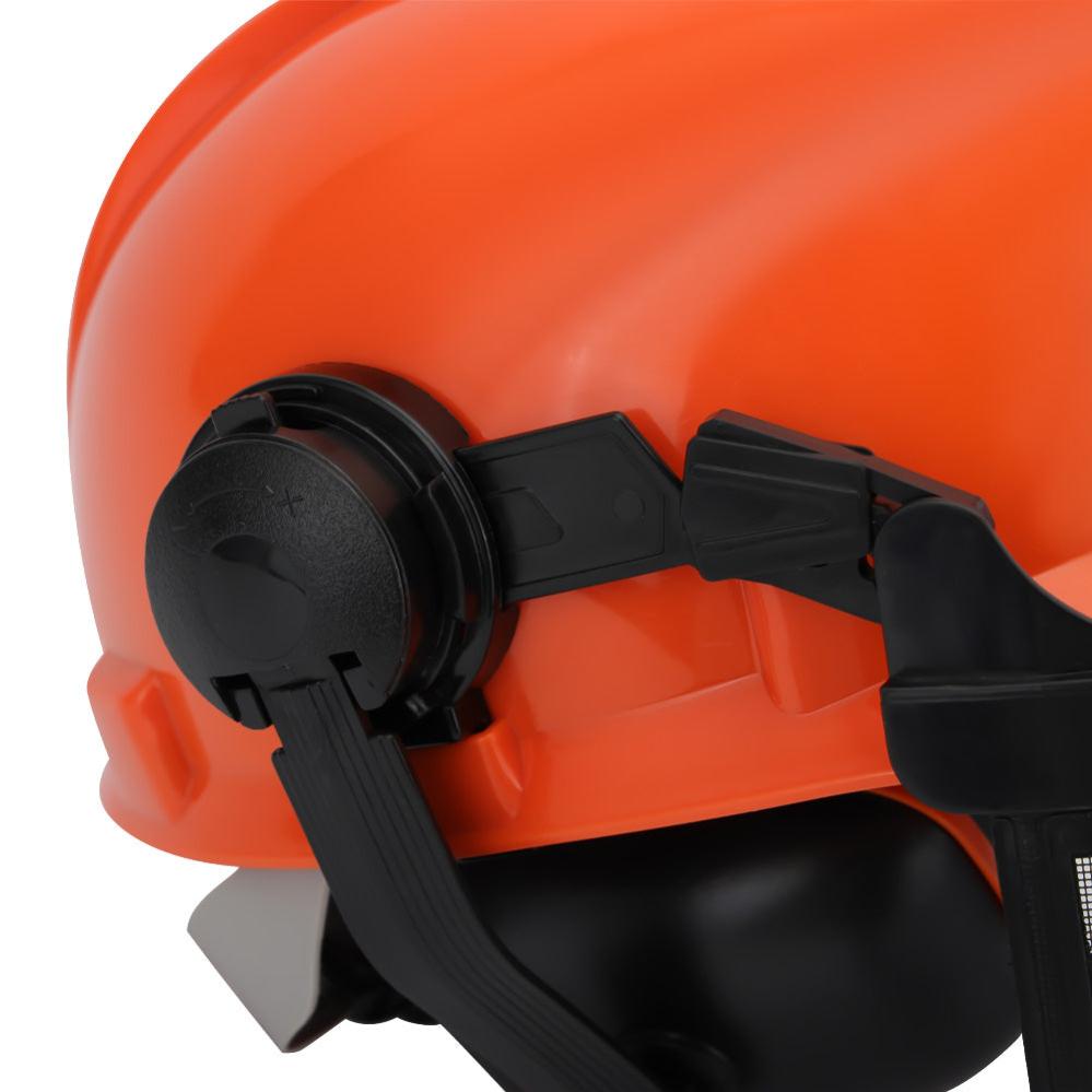 Hipa Chainsaw Helmet with Visor 52-66cm Head Circumference Industrial Forestry Safety Helmet for Chainsaw Trimmer Pole Pruner - 0