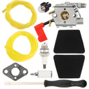 Hipa WT-628 Carburetor Kit For Poulan Pro Link PPB250E PPB100E PP136E PPB150E PPB200E PPB300E Gas String Trimmer #Replace 545006017 C1U-W32-2