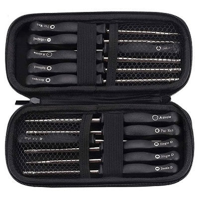 Hipa 2-Cycle Engine Carburetor Adjustment Tool Kit for Chainsaw Blower Weed Trimmer Hedge Edger Polesaw Stihl Ryobi Echo Husqvarna Craftsman 12-Pack