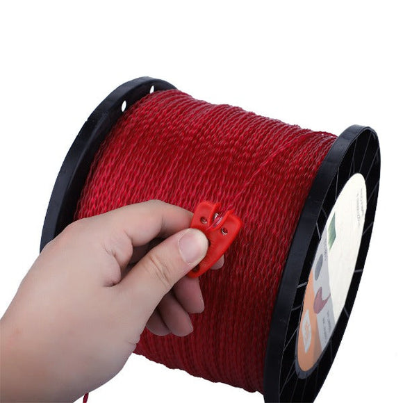 Hipa .080-Inch Trimmer Line LINE 3lb -1426 ft ORANGE ROUND TWIST Grass 338813 333180 Donut for Echo Weed Eater Craftsman String Trimmer