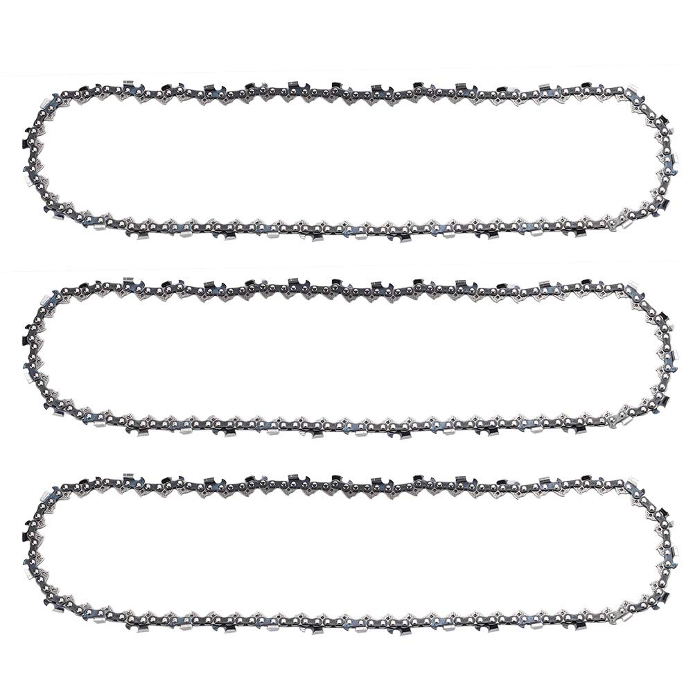 3-Pack 18 Inch Full Chisel MS250 Chain .325 Pitch .063 Guage 68 DL For Stihl MS 250 MS251C MS230 MS210 MS231 MS251 Chainsaw # 22LPX068G - 0