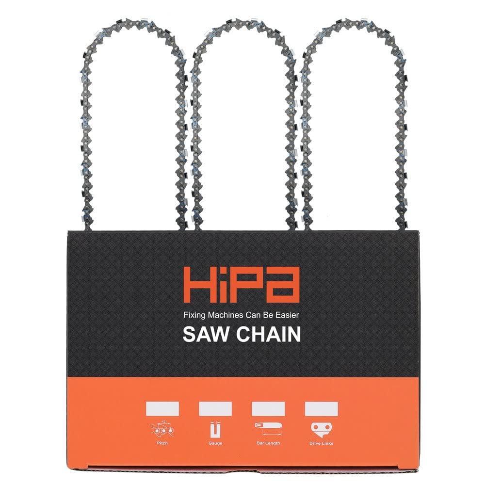 3-Pack 18 Inch Full Chisel MS250 Chain .325 Pitch .063 Guage 68 DL For ...