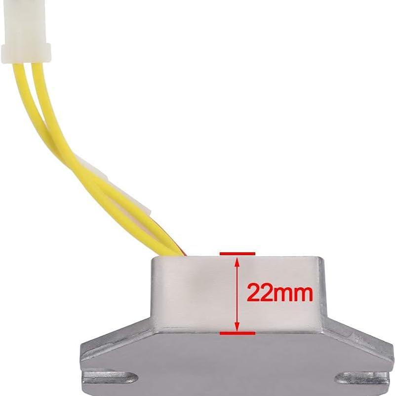 Voltage Regulator for 394890 John Deere GT235 LA140 LA150 LA155 LA165 LA175 LT166 Mower 394890 845907 797375 393374 691185 LG691185 MIU14388 MIU12514