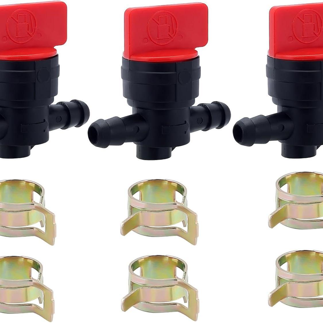 Hipa 494768 698183 Fuel Shut Off Valve for Kawasaki Engine FR691V John Deere D100 D105 D110 D120 D125 D130 D140 D150 D155 D160 D170 Lawn Tractor