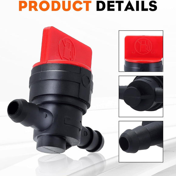 Hipa 494768 698183 Fuel Shut Off Valve for Kawasaki Engine FR691V John Deere D100 D105 D110 D120 D125 D130 D140 D150 D155 D160 D170 Lawn Tractor