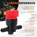 Hipa 494768 698183 Fuel Shut Off Valve for Kawasaki Engine FR691V John Deere D100 D105 D110 D120 D125 D130 D140 D150 D155 D160 D170 Lawn Tractor-3