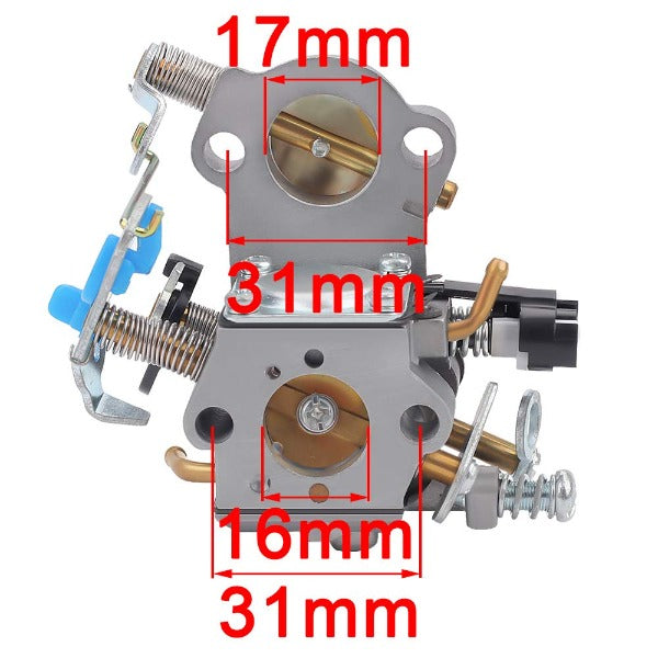 Hipa Carburetor Kit for Husqvarna 455 Rancher 455E 460 461 Chainsaw Parts Replace 531440701 544883001 WTEA-1-1 WTA-29 C1M-EL35