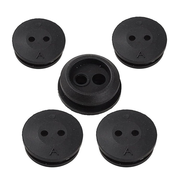 5-Pack 7/8 (23mm) 2-Hole Fuel Tank Grommet for Homelite 560878002 Toro 51944 51945 51954 51955 51974 51975 Shindaiwa Kawasaki MTD Ryobi Trimmer