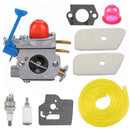 Hipa C1Q-W40A 128LD Carburetor Kit for Husqvarna 125L 128L 128DJX 128LDX 128LD Trimmer Weed Eater Replace Poulan 545081848-1