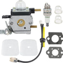 C1U-K54A 7222 Carburetor Kit for Mantis 7222E 7222M 7225 7230 7234 7240 7920 7924 2-Stroke Tiller Cultivator # C1U-K82 A021001090 A021001092-1