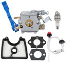 Carburetor Kit for C1Q-W37 Husqvarna 125B 125BVX 125BX 28CC Leaf Blower Replace 545081811 545112101 581798001 w Adjustment Tool-1