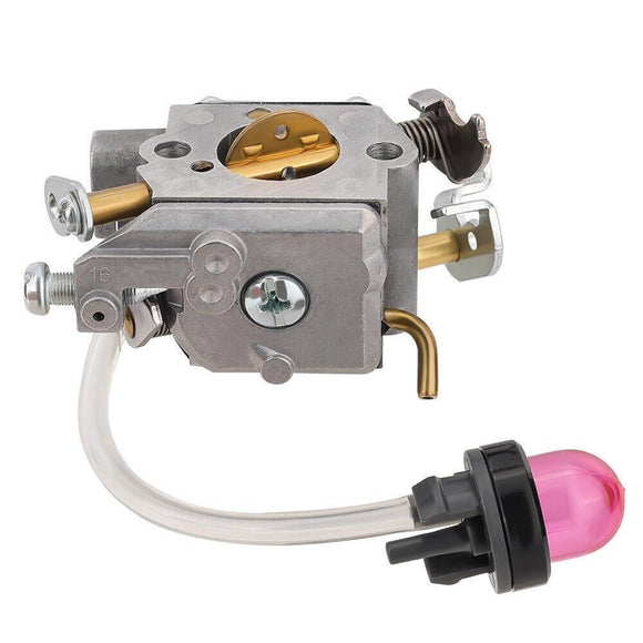 596786602 Carburetor for Poulan Pro Husqvarna PL3314 PL3816 PR4016 PD4218 PD4016 PR4218 PR4218A 42cc Chainsaw with Air Purge Primer Bulb