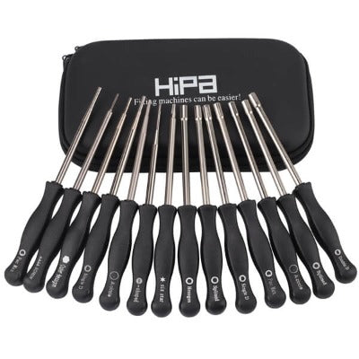 Hipa 2-Stroke Engine Carburetor Adjustment Tool Tuning Set for Stihl Poulan Echo Husqvarna Chainsaw Weed Eater Trimmer Blower Edger Hedge Pack-of-14