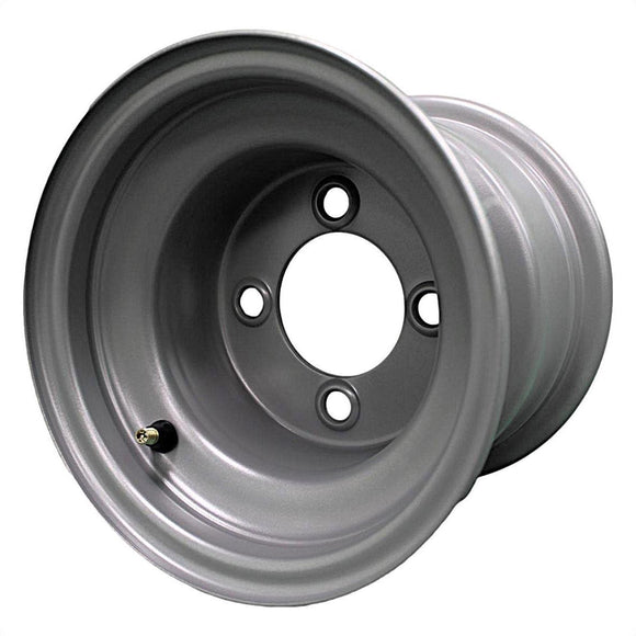 8x7  4- 15<60° ON  101.6 C.H.  72 Centered - Husqvarna Silver   (Set of 2)