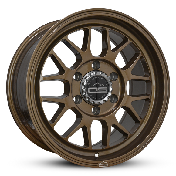 Overland Sector Hyperdrive Flow Formed 17x8.5 +25 6x139.7 106.1mm All Gloss Bronze