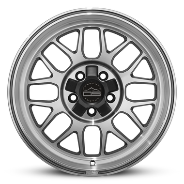 Overland Sector Hyperdrive Flow Formed 17x8.5 +25 5x108/5x114.3 73.1mm Gloss Gun Metal/Machined Face - 0