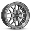 Overland Sector Hyperdrive Flow Formed 17x8.5 +25 6x139.7 106.1mm Gloss Gun Metal/Machined Face-1