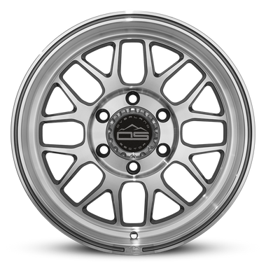 Overland Sector Hyperdrive Flow Formed 17x8.5 +25 6x139.7 106.1mm Gloss Gun Metal/Machined Face - 0