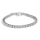 IGI Certified 14K White Gold 6.0 Cttw Lab Grown Diamond Tennis Bracelet-5