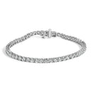 IGI Certified 14K White Gold 6.0 Cttw Lab Grown Diamond Tennis Bracelet-1