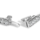 IGI Certified 14K White Gold 6.0 Cttw Lab Grown Diamond Tennis Bracelet-2