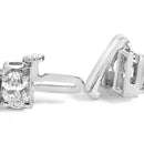 IGI Certified 14K White Gold 15.0 Cttw Oval Cut Lab Grown Diamond Tennis Bracelet-2