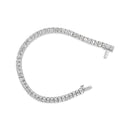 IGI Certified 14K White Gold 10.0 Cttw Emerald Cut Lab Grown Diamond Tennis Bracelet-3