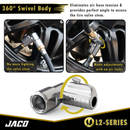 Lightning™ L2-Series Tire Air Chuck | Open Flow, 1/4" F-NPT (2 Pack)-5