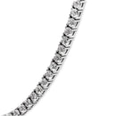 14K White Gold 10 3/4 Cttw Lab Grown Diamond Tennis Necklace-3