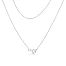 14K White Gold 1 7/8 cttw Princess and Baguette Cut Mixed Geometry Diamond Pendant Necklace (G-H, SI1-SI2)-6