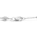 14K White Gold 1/2 Cttw Diamond by Yard Bracelet-2