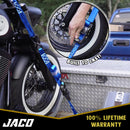 Heavy Duty Ratchet Tie Down Straps with Soft Loops (1.6" x 8 ft) | AAR Certified Break Strength (5,208 lbs)-28