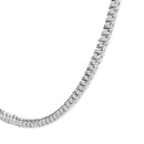 14K White Gold 3.0 Cttw Diamond Tennis Necklace-3