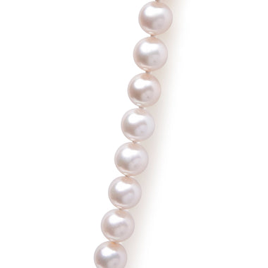 14K Yellow Gold 8.0x8.5mm Akoya Pearl Strand Necklace - 0