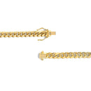 Semi-Solid 14K Yellow Gold 6.1mm Classic Miami Cuban Chain Necklace - 22 Inches-8