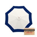 9ft Market Patio Umbrella 8 Rib Replacement Canopy Duet Navy-1