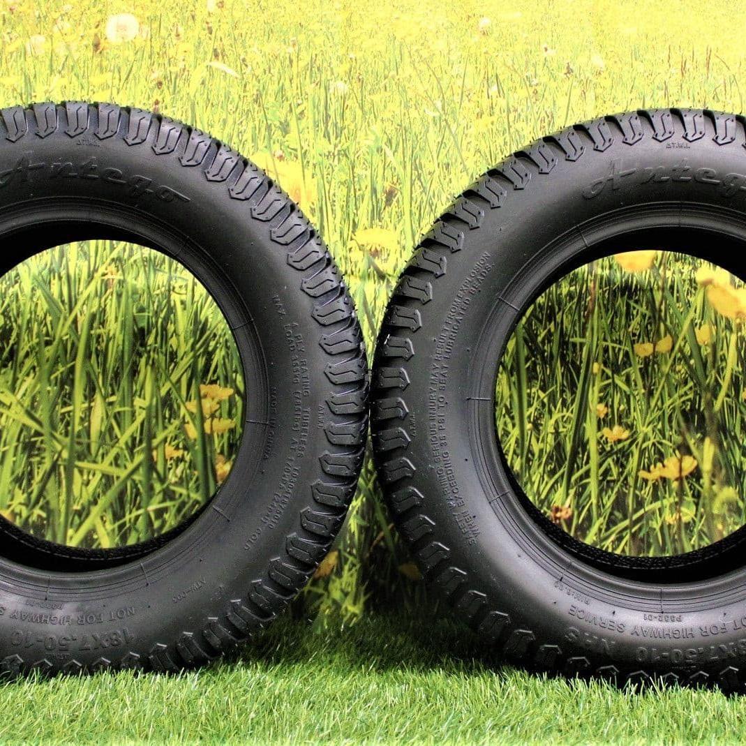 Antego Tire & Wheel - (Qty: 1), 18x7.50-10 Tires only, Compatible with Mowers and Kubota Assembly Part #K3001-17300 - 0