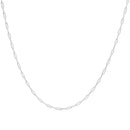 Solid 14K Yellow Gold 2.5mm Paperclip Chain Necklace Unisex 18" Inches-14