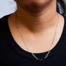 Solid 14K Yellow Gold 2.5mm Paperclip Chain Necklace Unisex 18" Inches-12