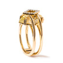 14K Yellow Gold 15x15 MM Marquise Cut Yellow Topaz and Diamond Accent Statement Cocktail Ring (G-H Color, SI1-SI2 Clarity)-7